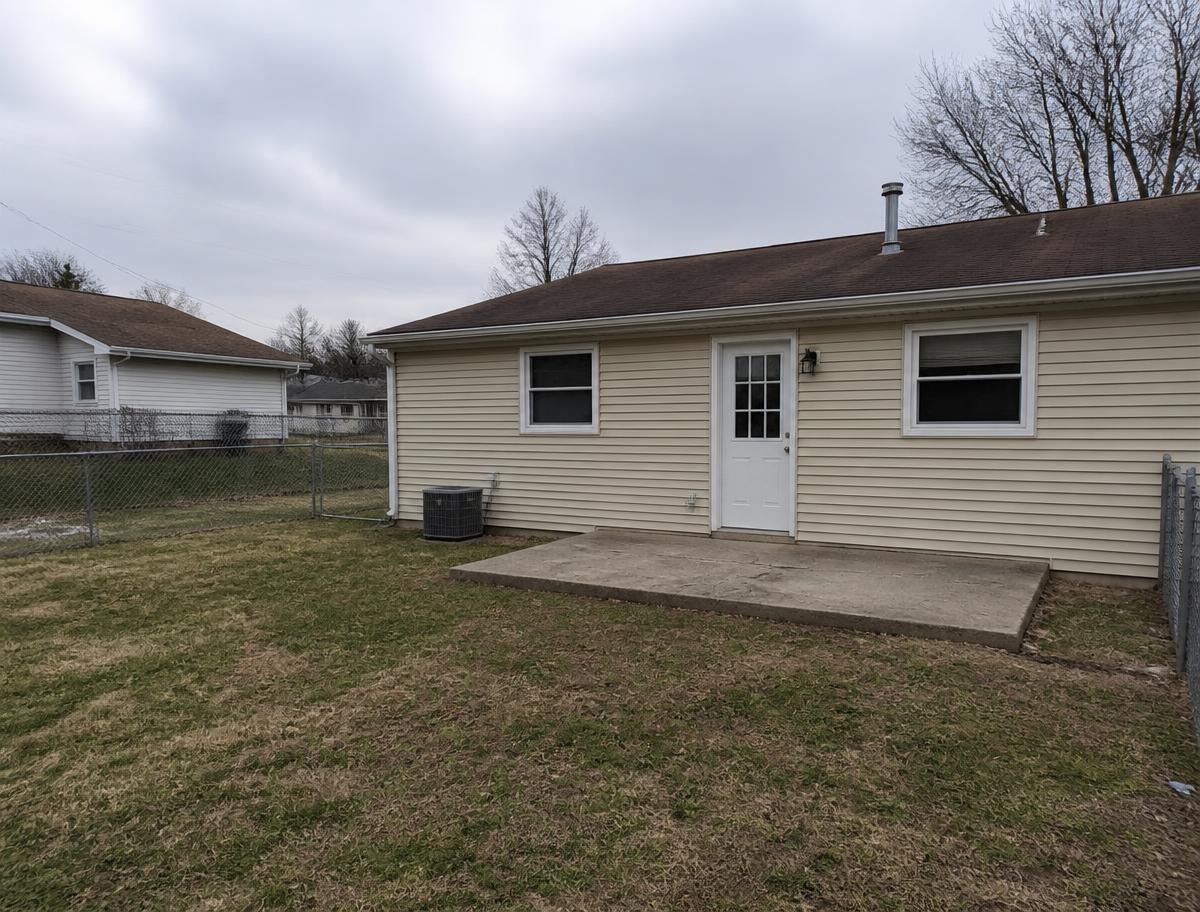 Backyard before and after before